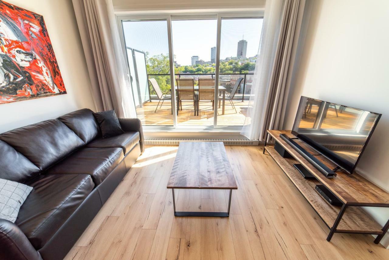 Aux Havres Urbains - Le Penthouse Du Kameleon Apartamento Ciudad de Quebec Exterior foto