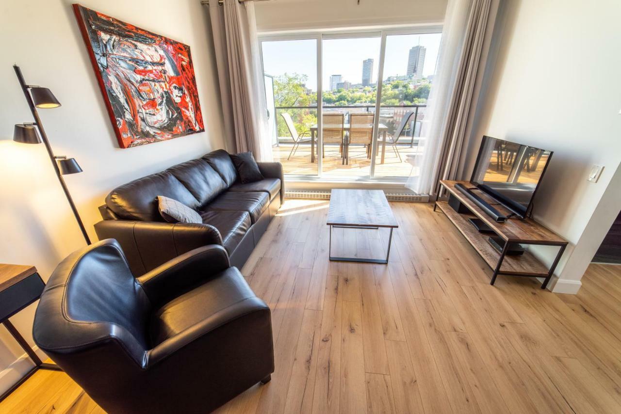 Aux Havres Urbains - Le Penthouse Du Kameleon Apartamento Ciudad de Quebec Exterior foto